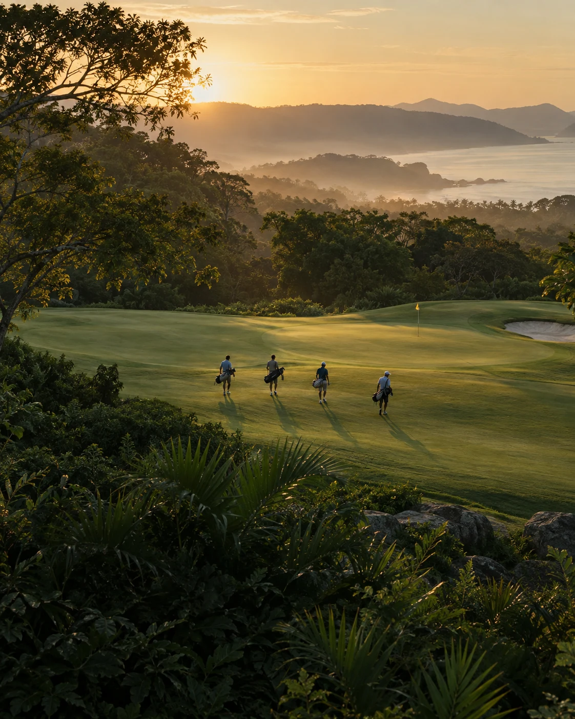 Un recorrido entre árboles y fairways